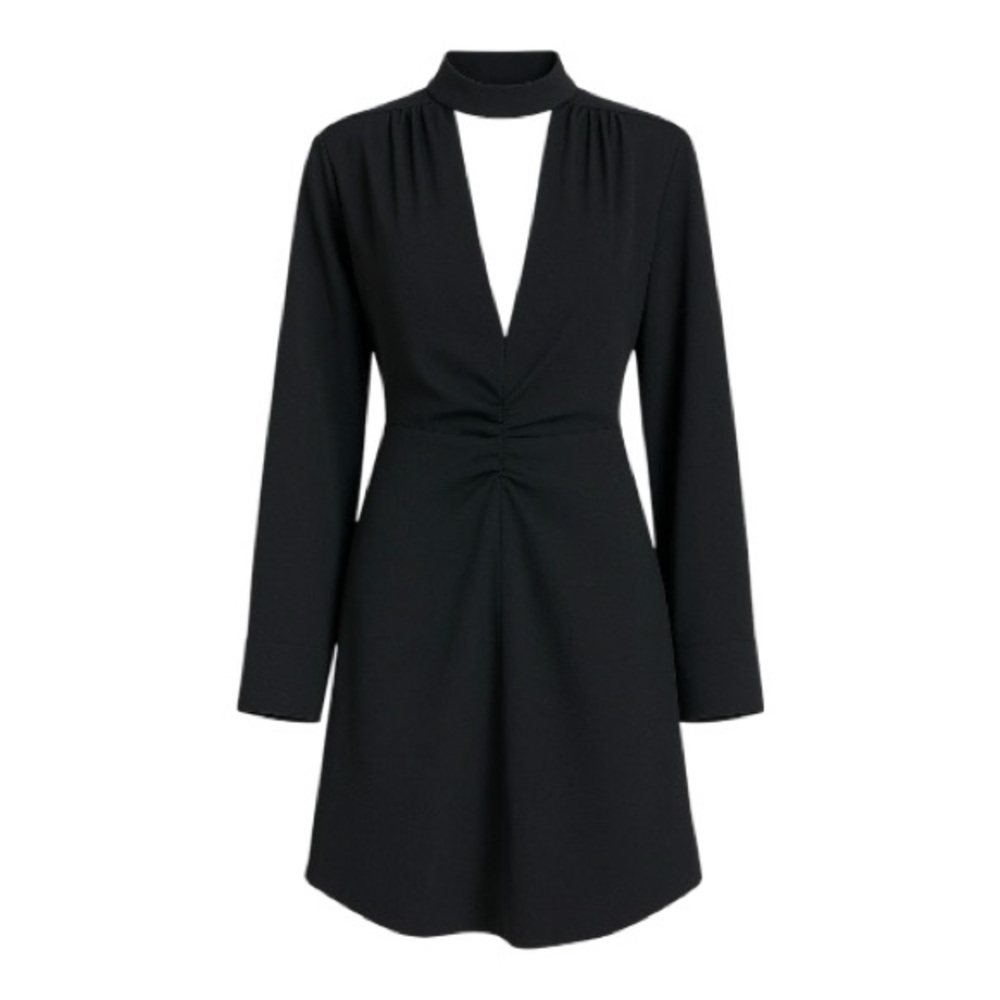 Zara Black Long Sleeve Dress